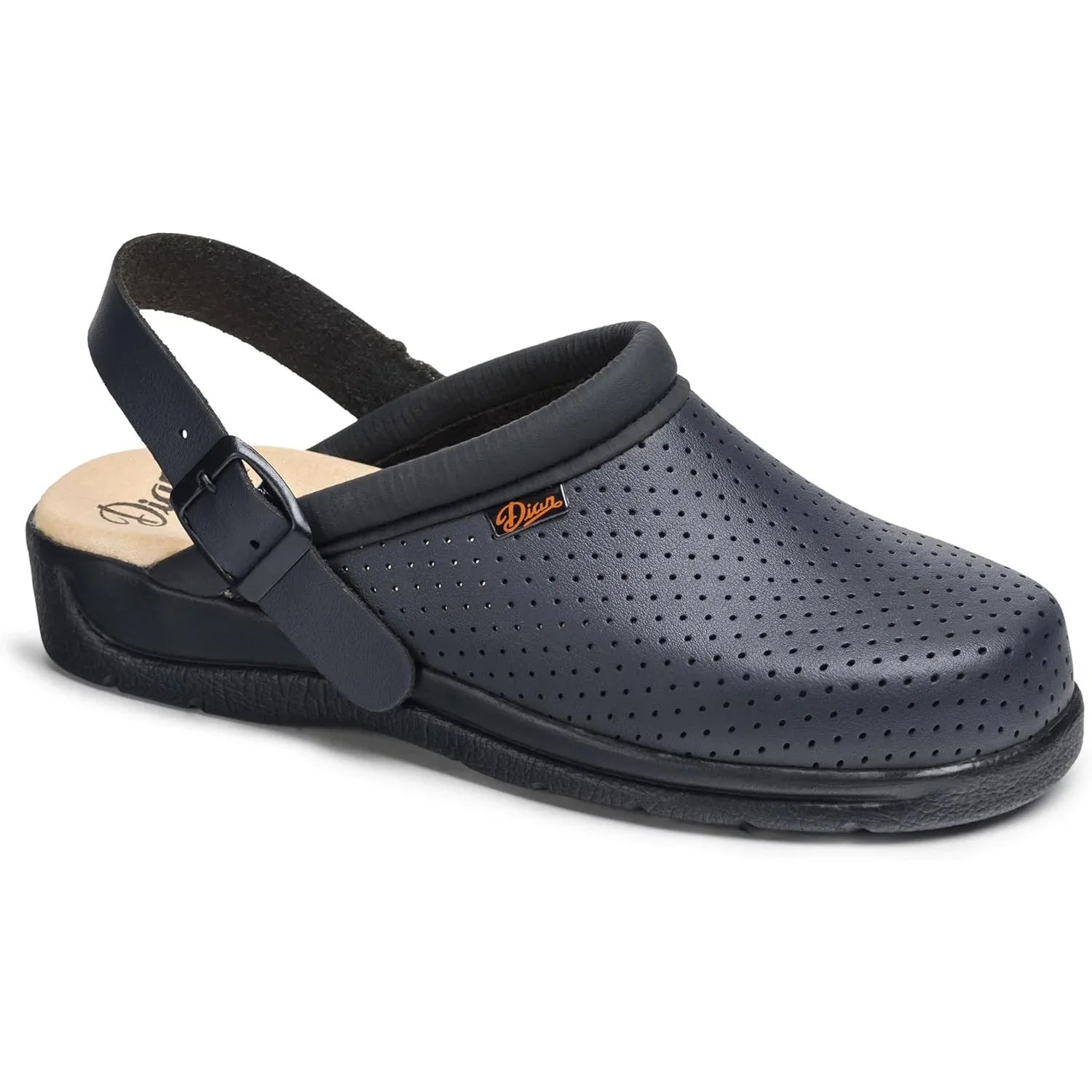 Dian Pisa Anatomical Clog with Adjustable Shoulder Strap Dark Blue. - Gomix Brands Outlet